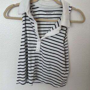 Abercrombie sleeveless polo